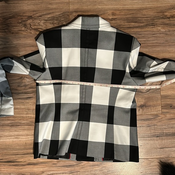 TOMMY HILFIGER double breasted silver buttoned blazer. Fall staple! - Picture 5 of 9